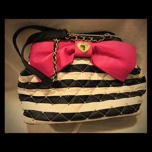 Betsey Johnson Pink Bow Handbag